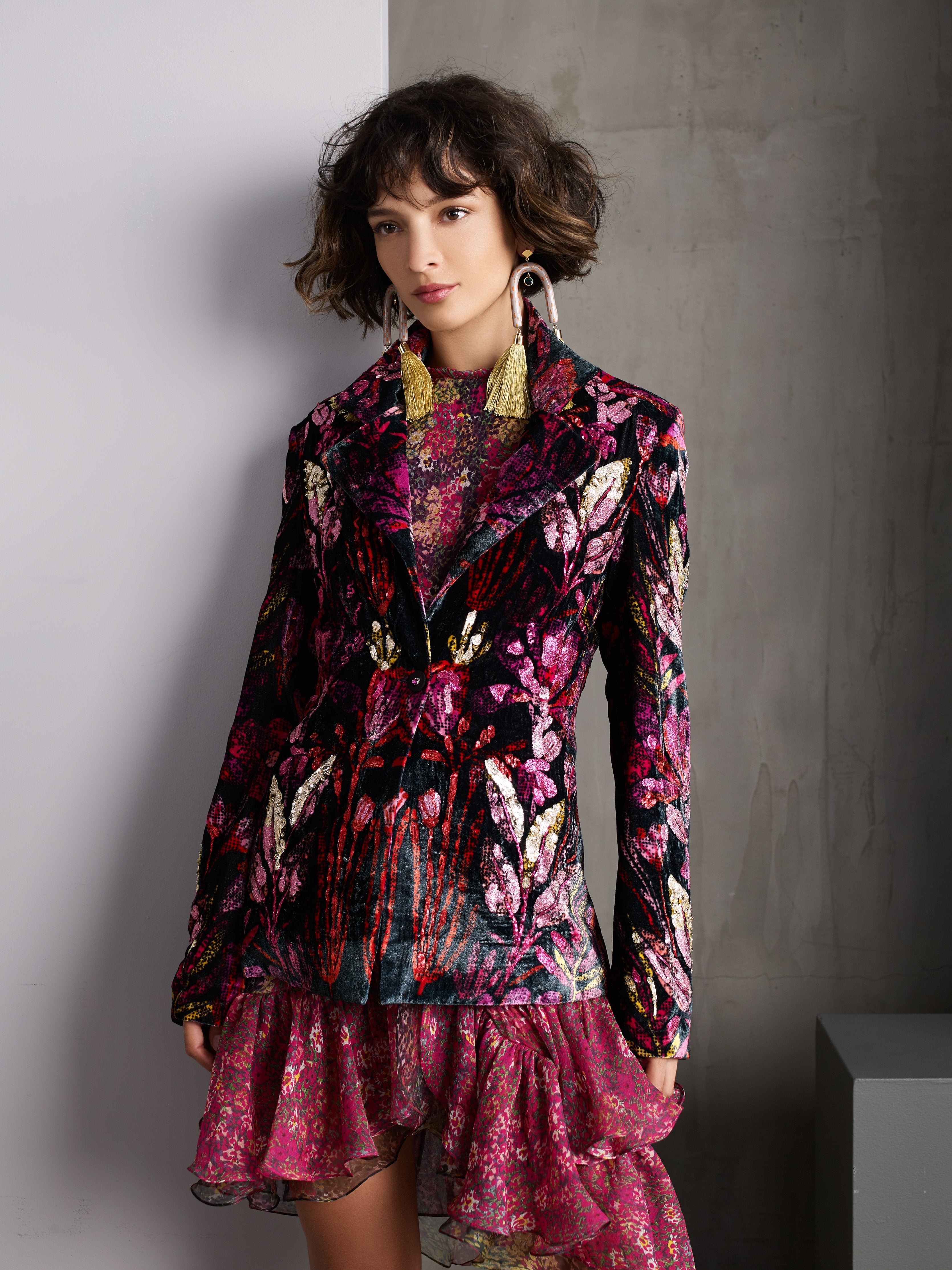 Metallic Velvet Jacket – Roopa Pemmaraju