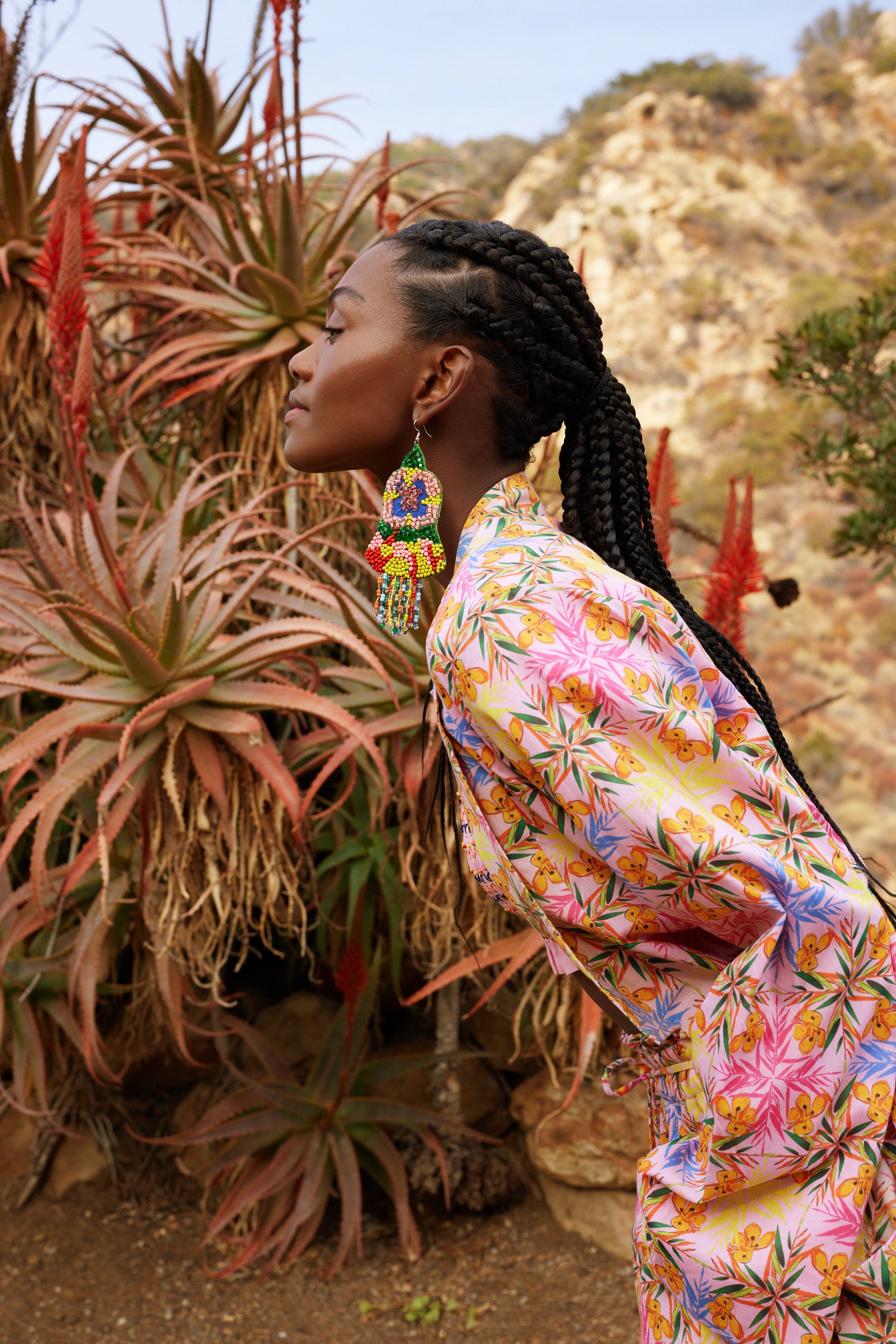 Recycled Cotton Starlight Kimono Jacket