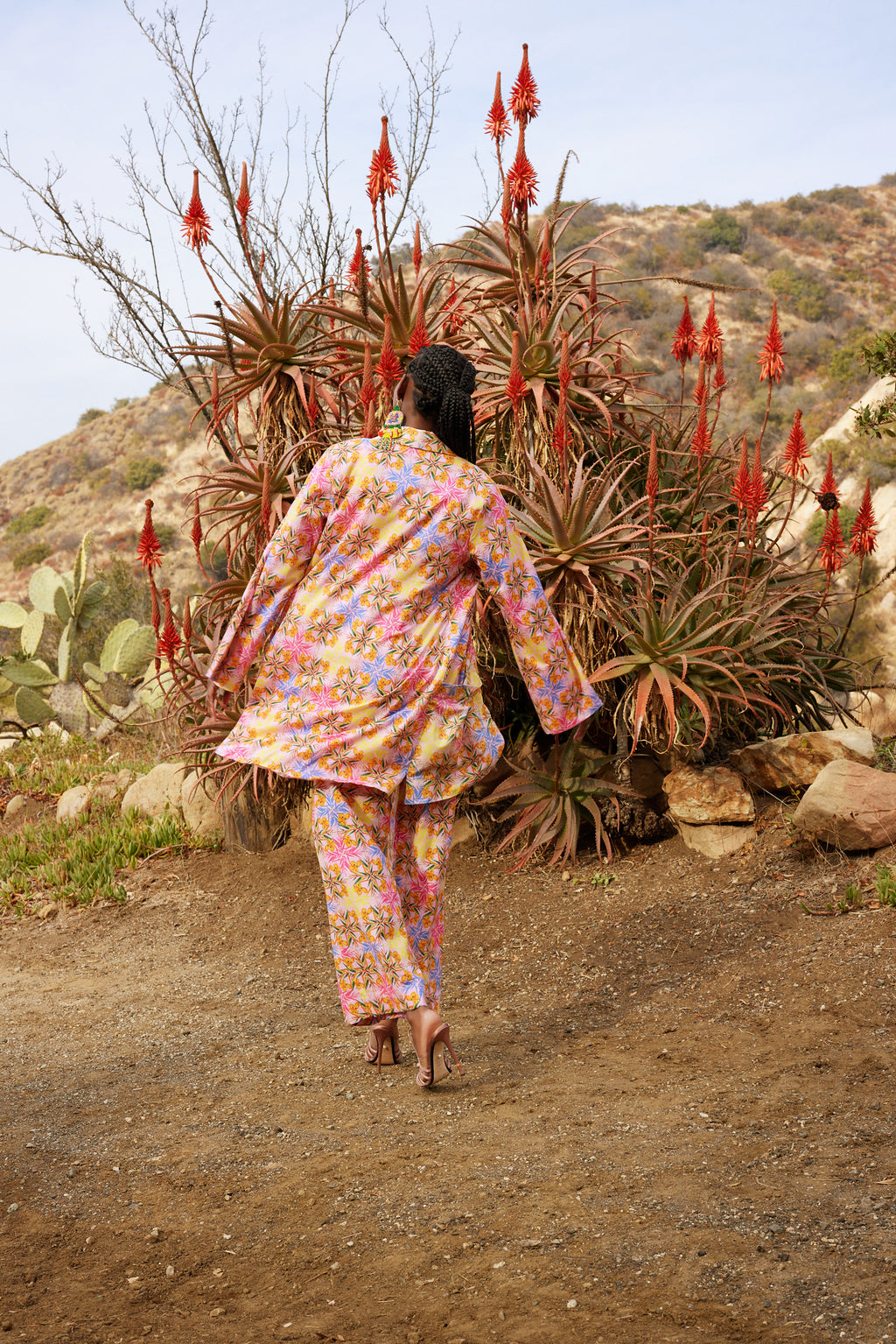 Recycled Cotton Starlight Kimono Jacket