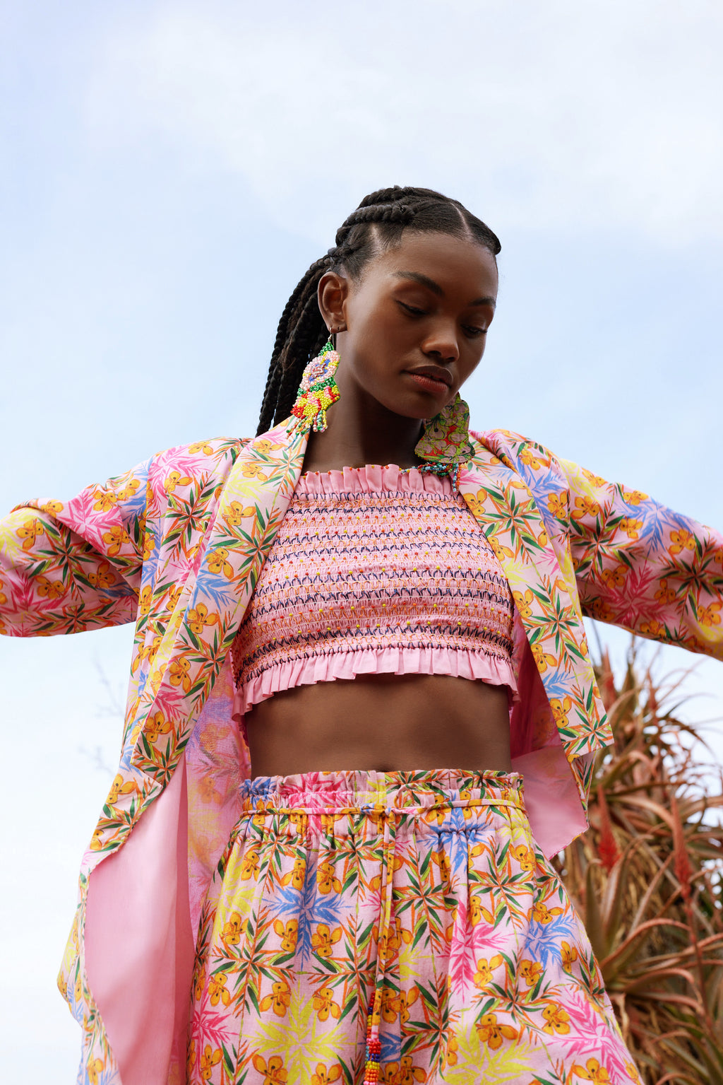 Recycled Cotton Starlight Kimono Jacket