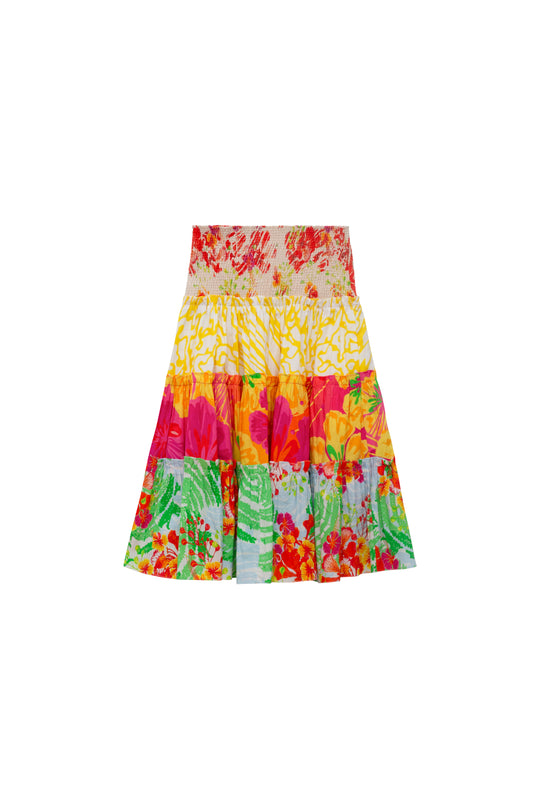 Sun Garden Tiered Skirt
