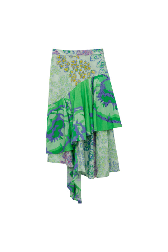 Delphinium Terrace Layered Skirt