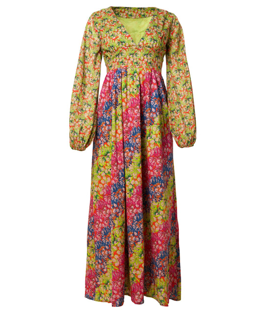 Long Sleeve Recycled Cotton Maxi Dress
