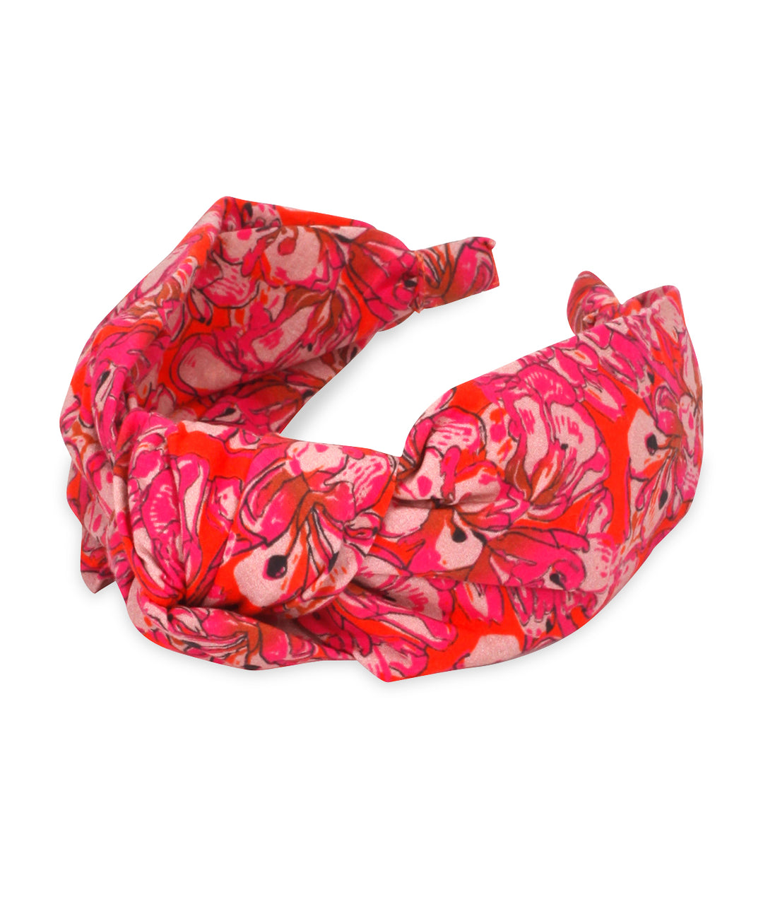 Pink Knotted Recycled Cotton Headband