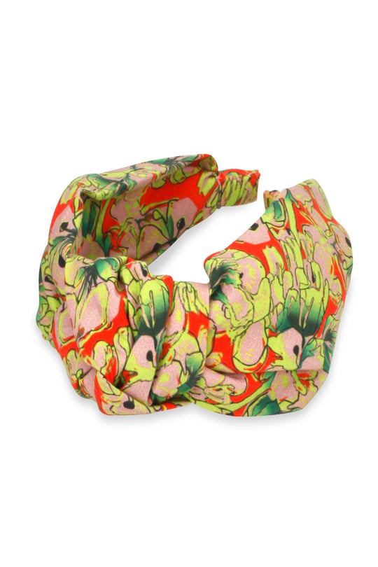 Knotted Neon Recycled Cotton Headband