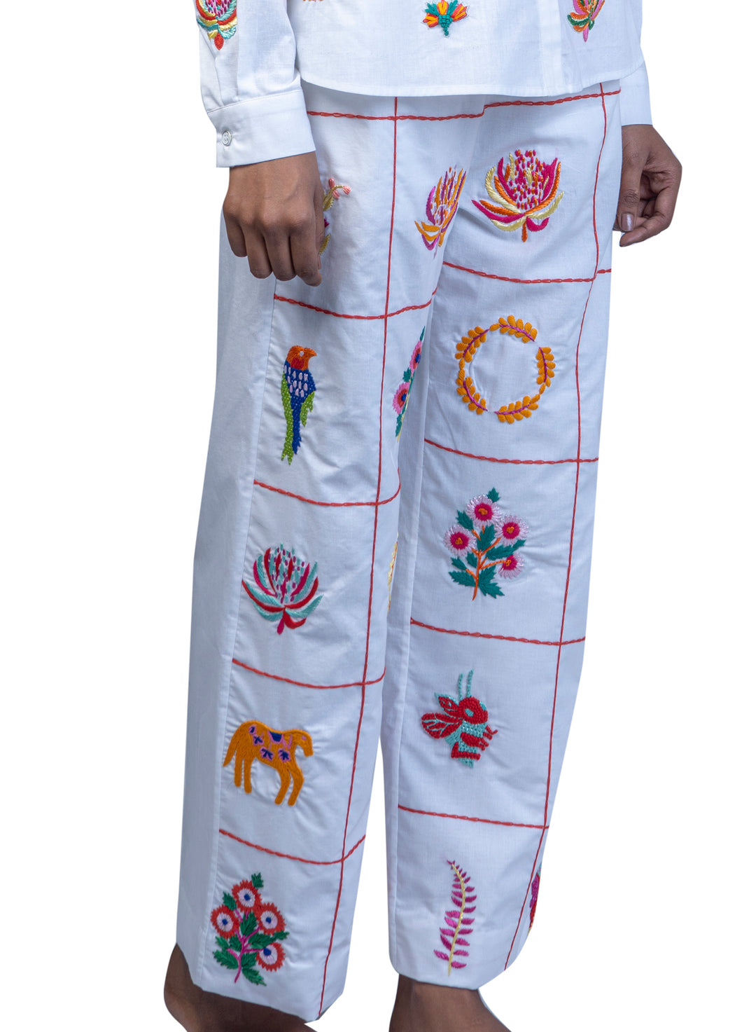 Embroidered Pants