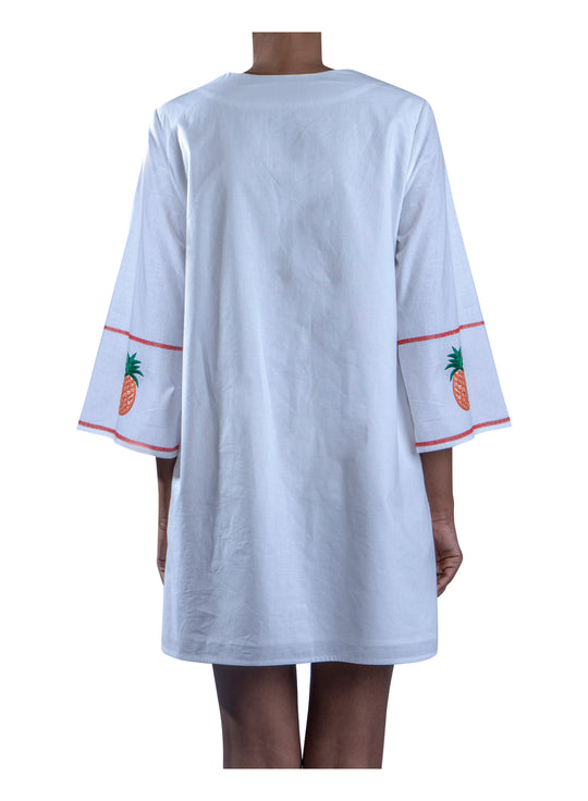 Embroidered Pineapple Tunic