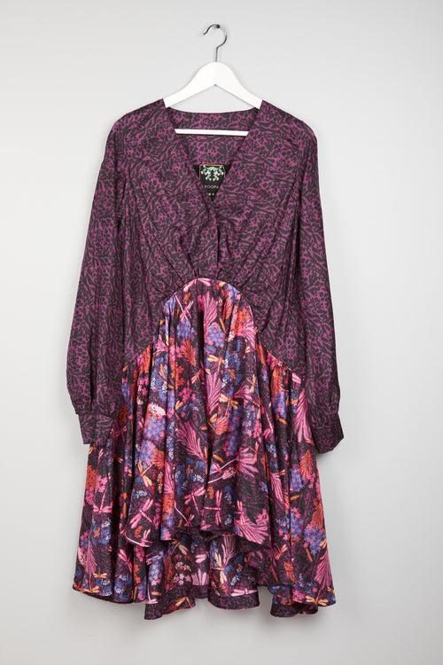 Roopa, Luxury, Sustainable fashion, roopapemmaraju, longdresses, dresses, printeddress, silkdress