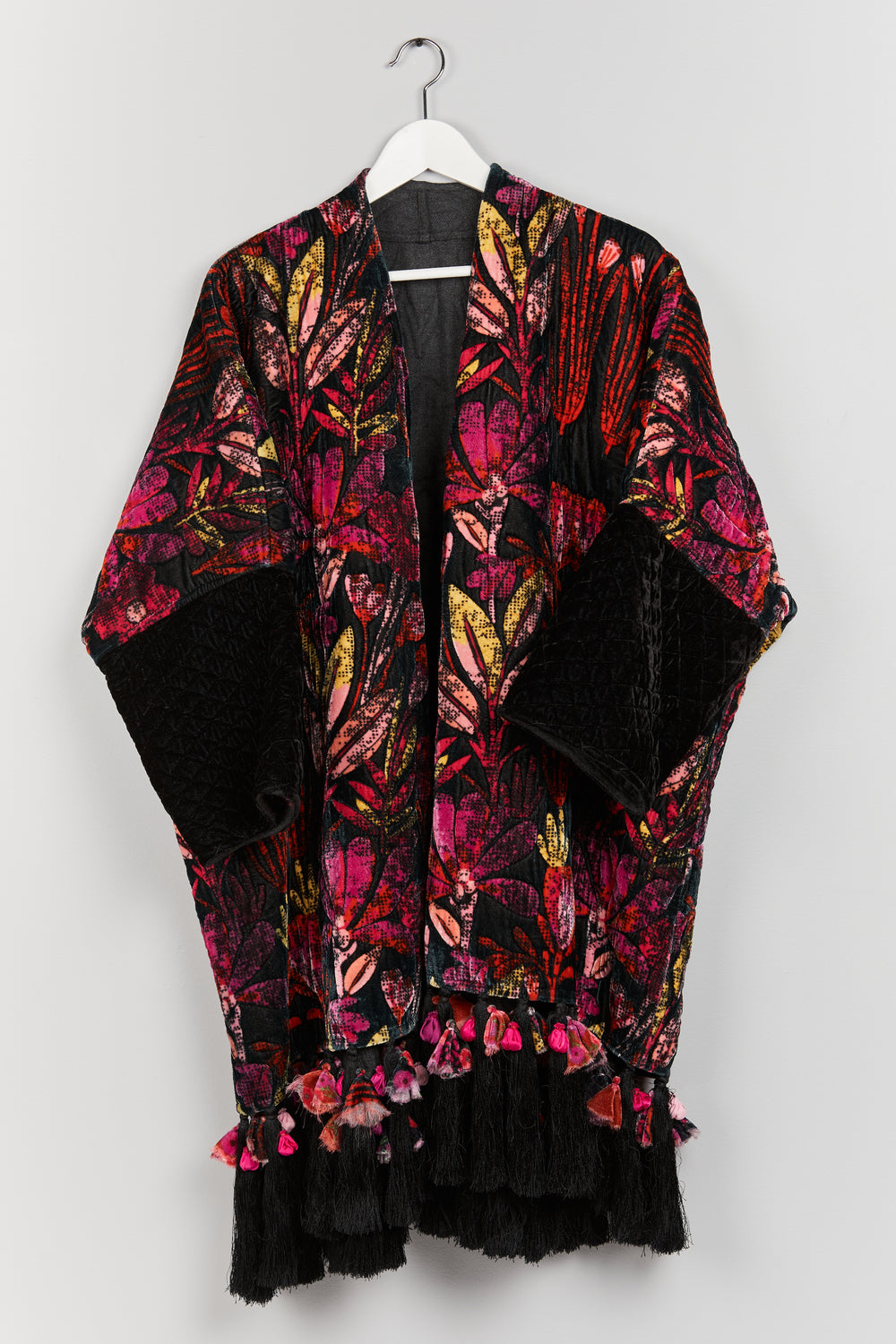 Twilight Silk Velvet Coat