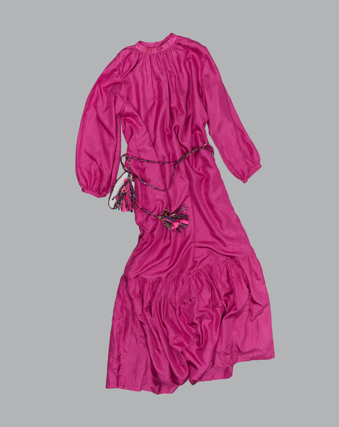 Evening Primrose Silk Dress