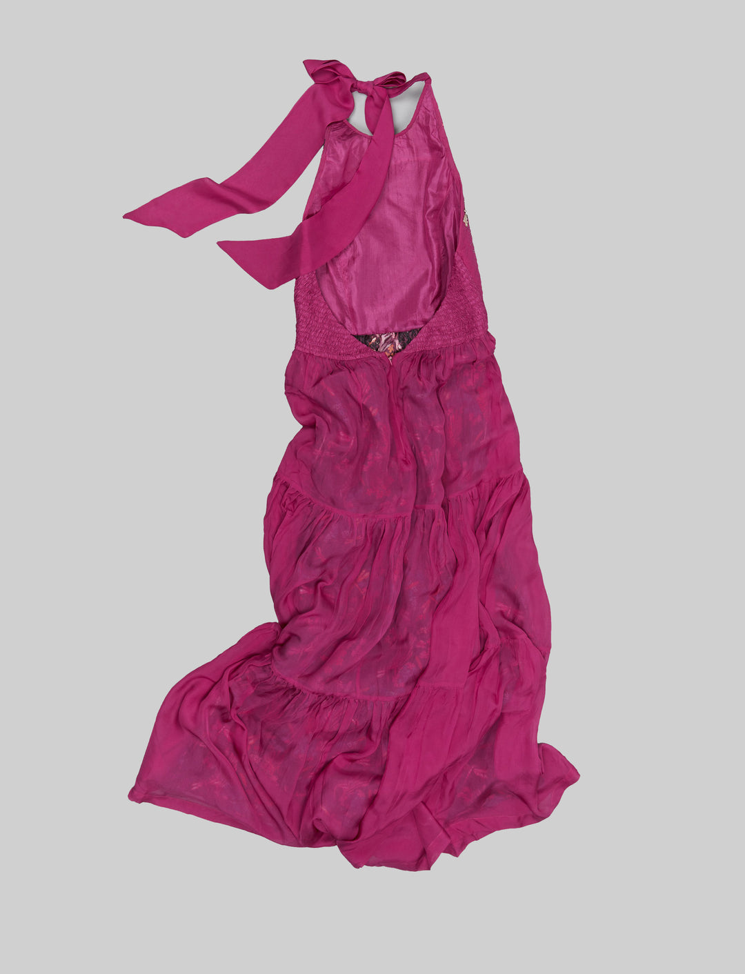 Pink Phlox Silk Dress