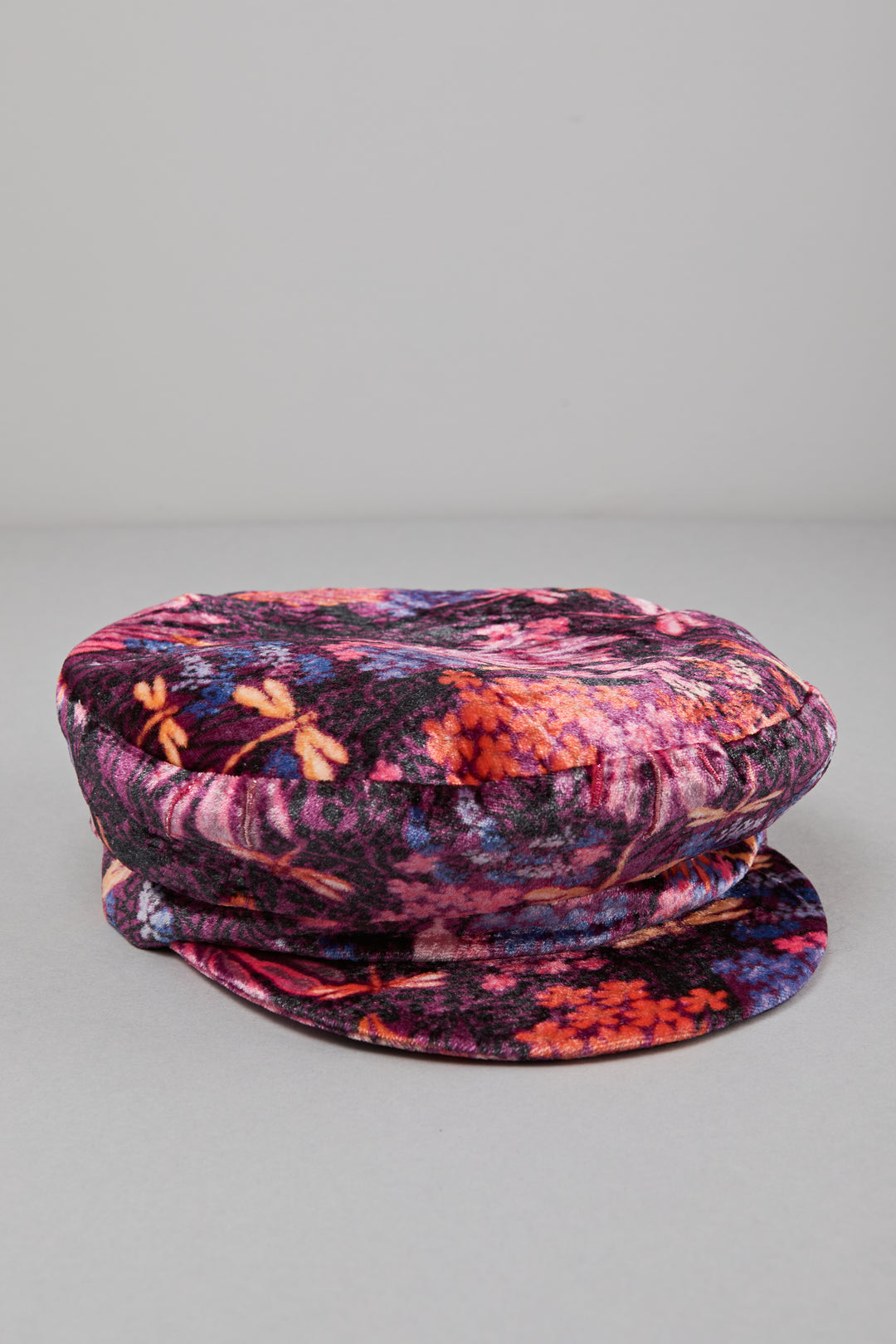 Midnight Purple Velvet Cap