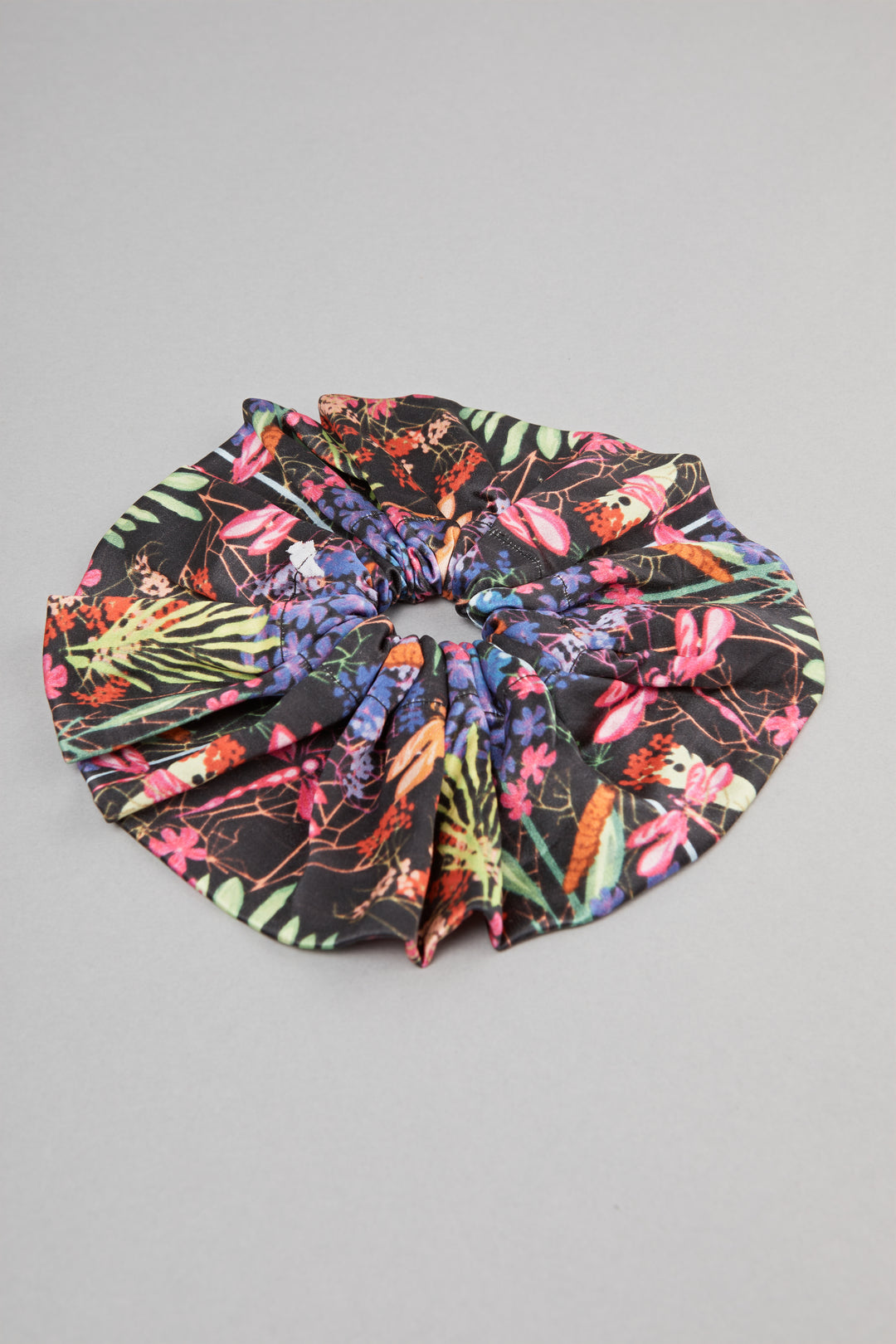 Twilight flower scrunchie