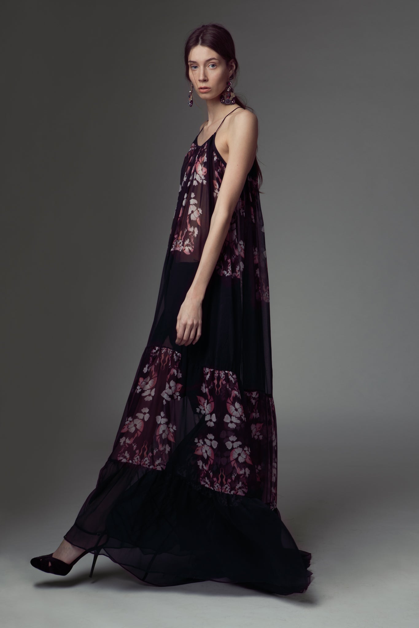 Roopa, Luxury, Sustainable fashion, roopapemmaraju, longdresses, dresses, printeddress, silkdress