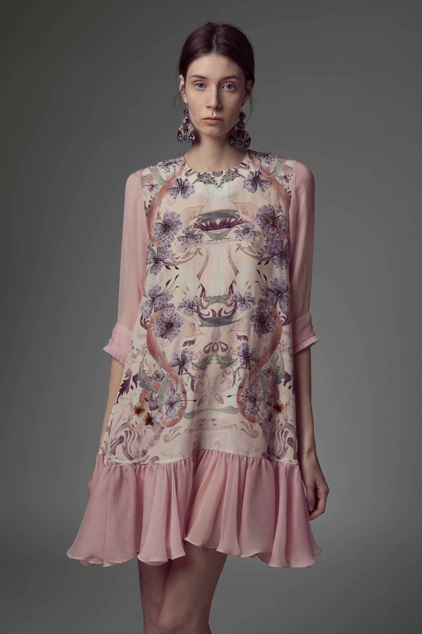 Roopa, Luxury, Sustainable fashion, roopapemmaraju, longdresses, dresses, printeddress, silkdress