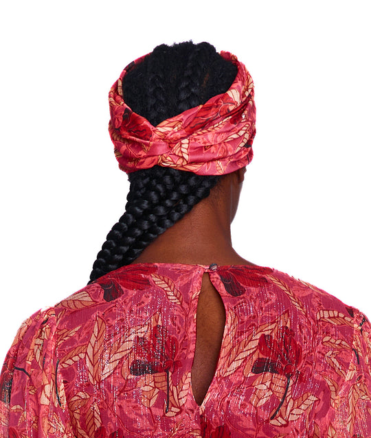 Saroja Floral Silk Headband