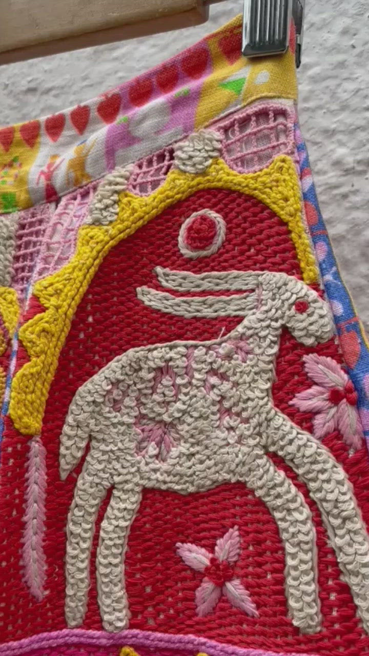 Chandi Embroidered Folk Skirt