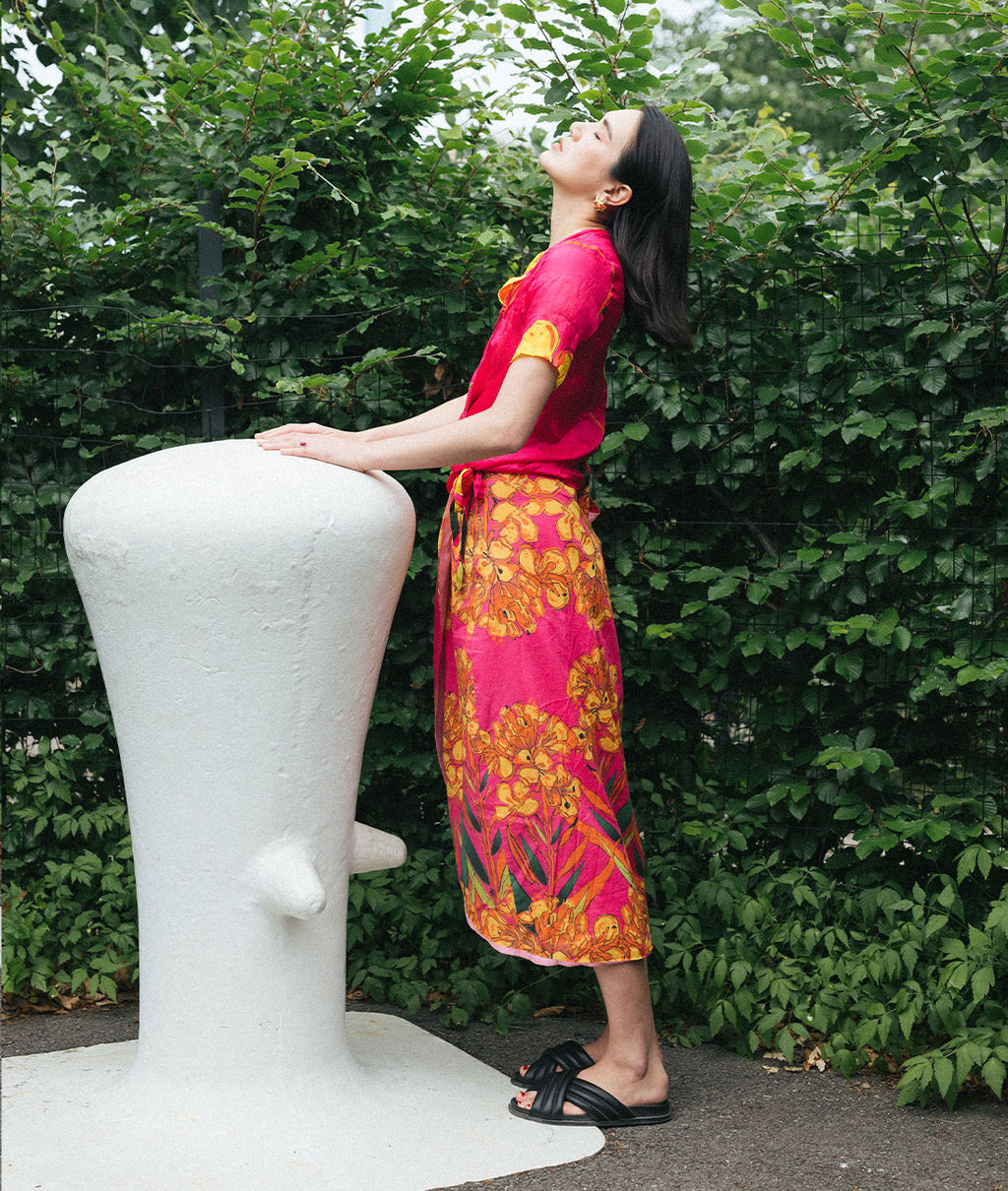Roopa, Luxury, Sustainable fashion, roopapemmaraju, longdresses, dresses, printeddress, silkdress