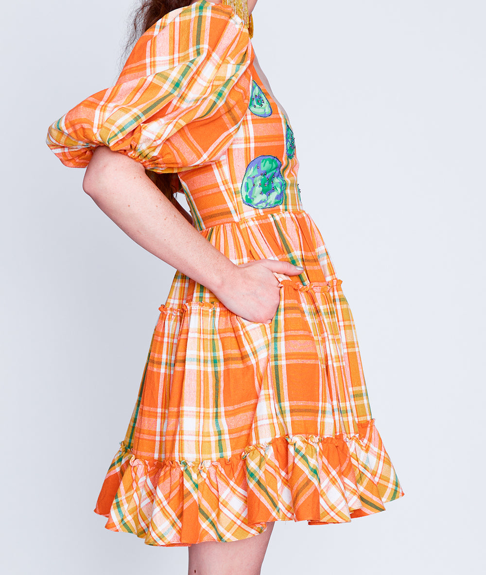 Poppy Plaid Mini Dress